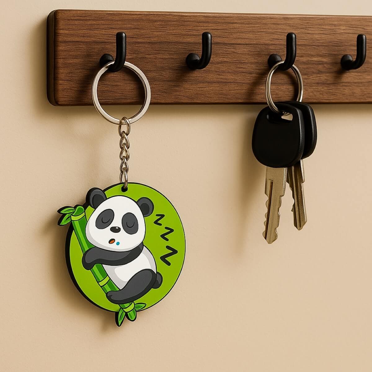 Cute Panda Keychain