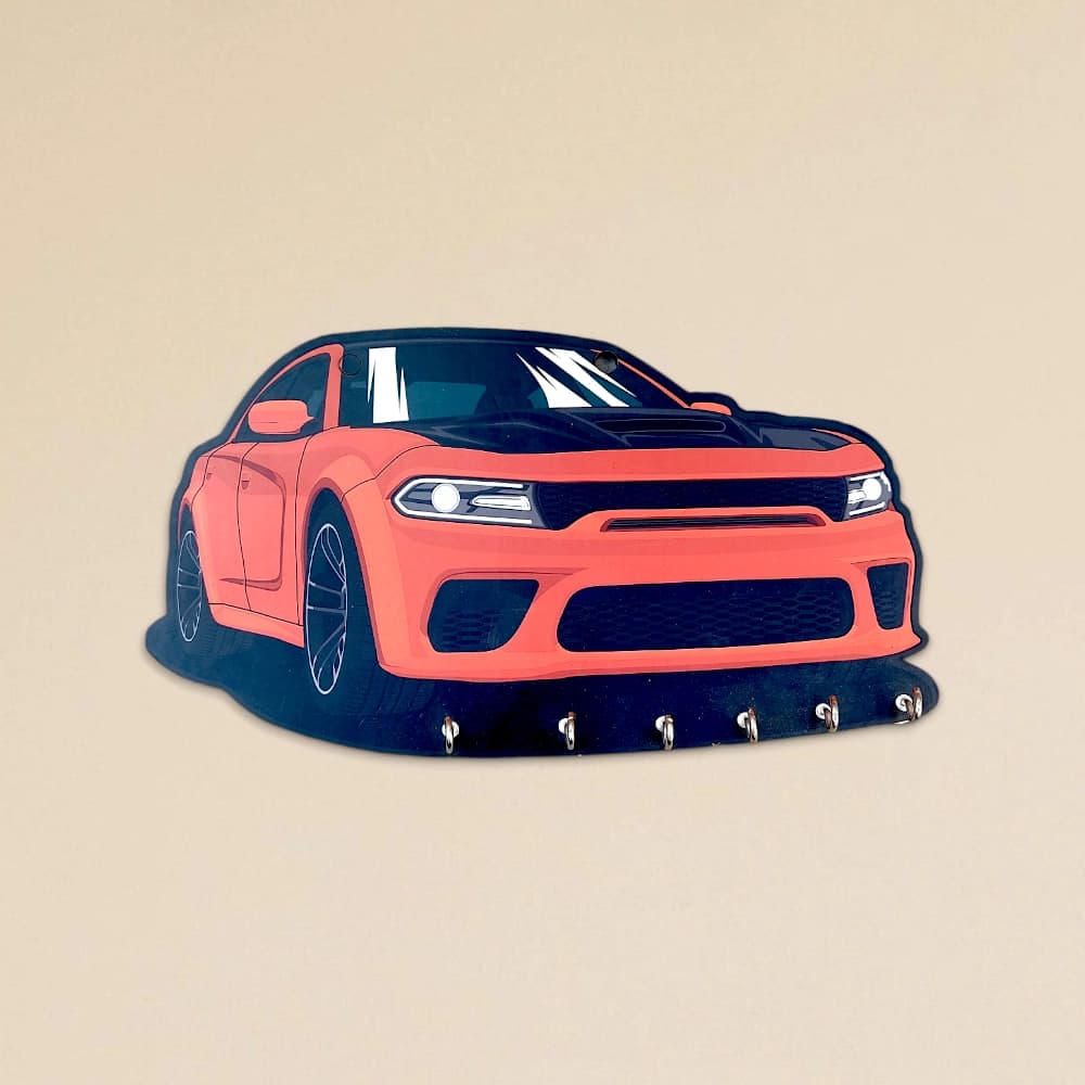 Modern Key Holder for Wall - Car Design
