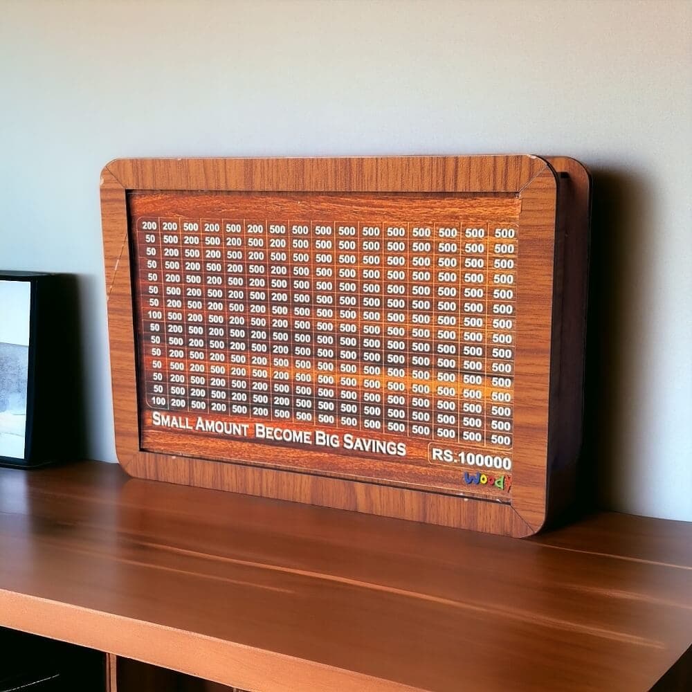 Wooden Money Box