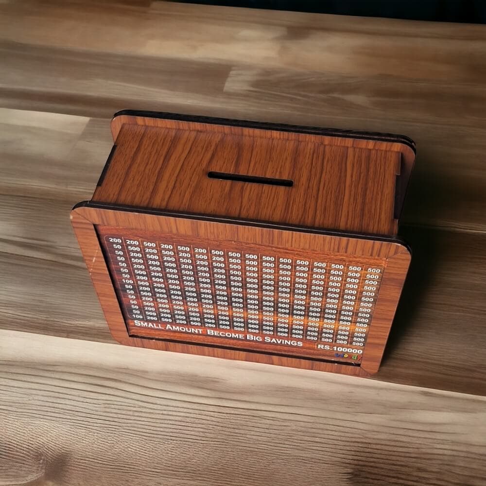 Wooden Money Box