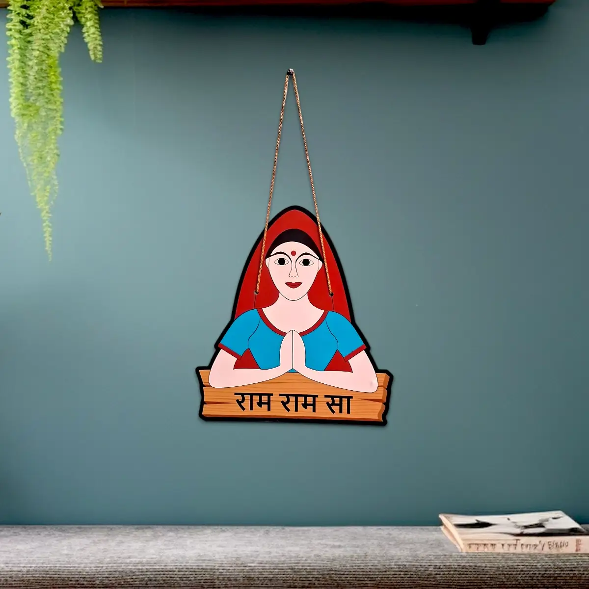 Decoration Welcome Hanging – Rajasthani Style Entry Wall Art