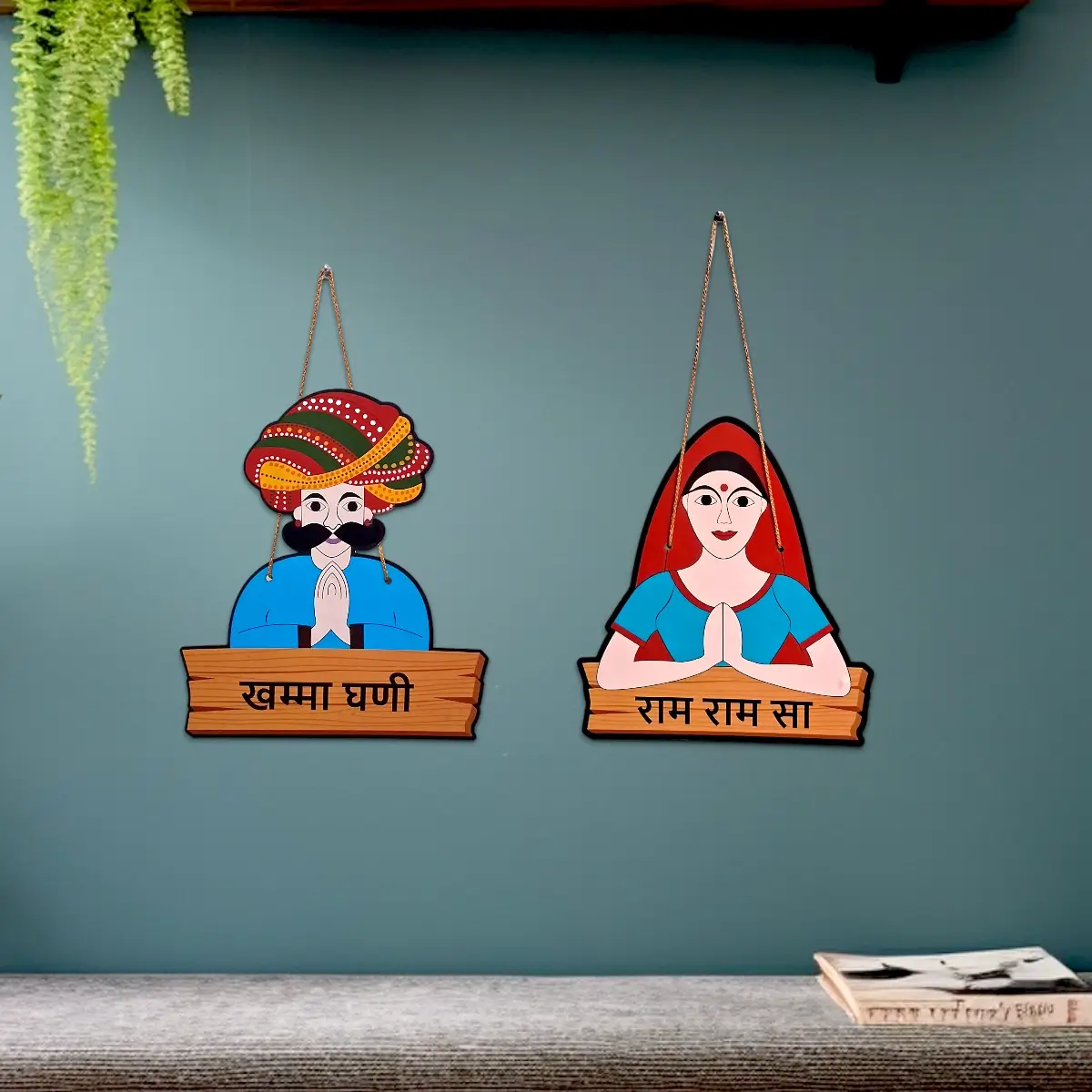 Decoration Welcome Hanging – Rajasthani Style Entry Wall Art