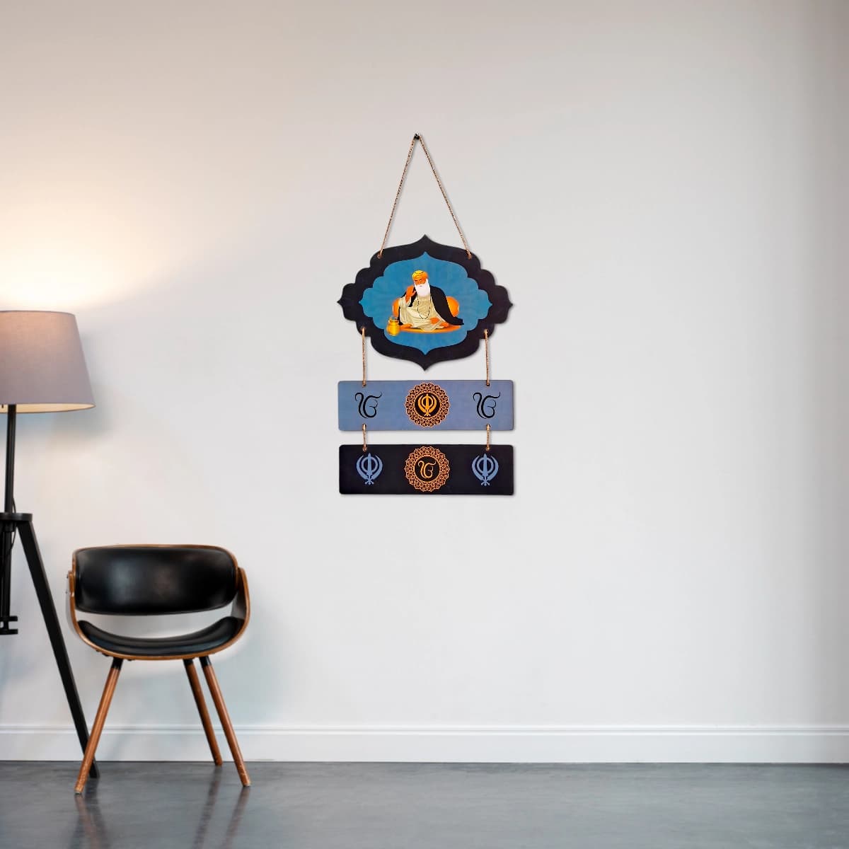 Guru Nanak Dev Ji Wall Art | Spiritual Sikh Home Decor