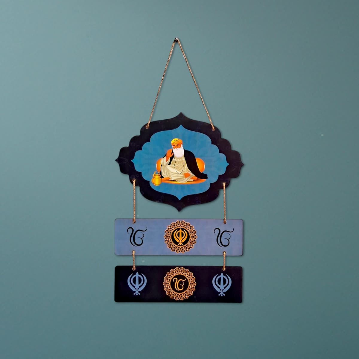 Guru Nanak Dev Ji Wall Art | Spiritual Sikh Home Decor
